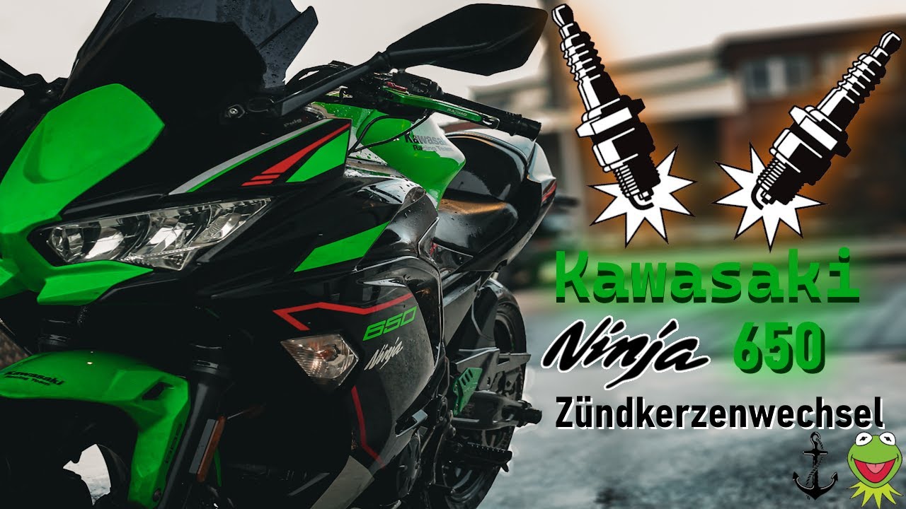 Kawasaki Ninja 650 BJ 2020-2023 Zündkerzenwechsel | Schritt für Schritt Anleitung | BI-KER ❤️💚