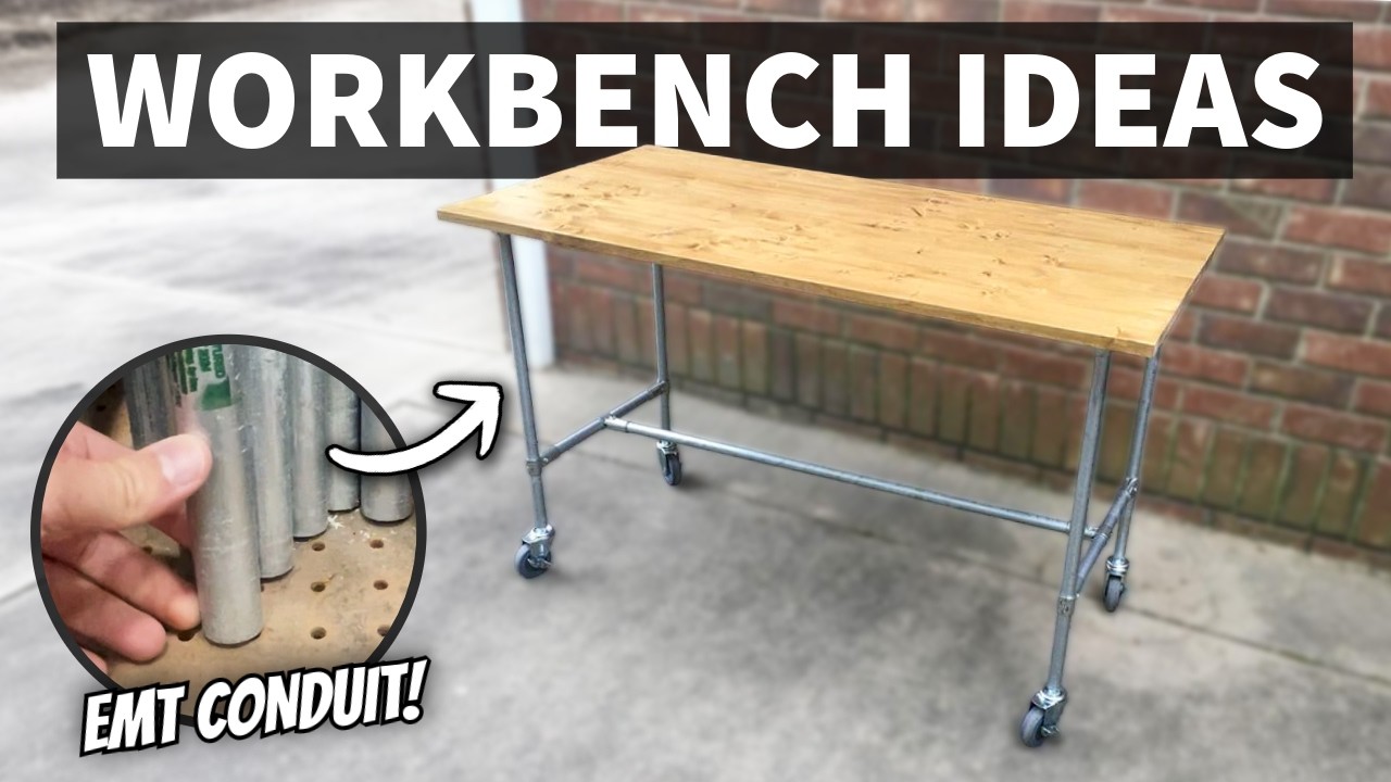 5 Simple & Budget Friendly DIY Workbench Ideas!