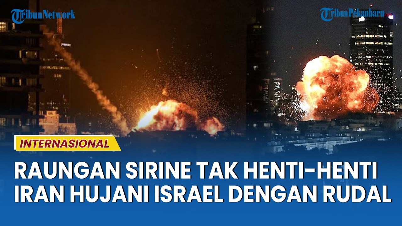 Israel Dihujani Rudal Iran, Sirine Berbunyi Sepanjang Malam