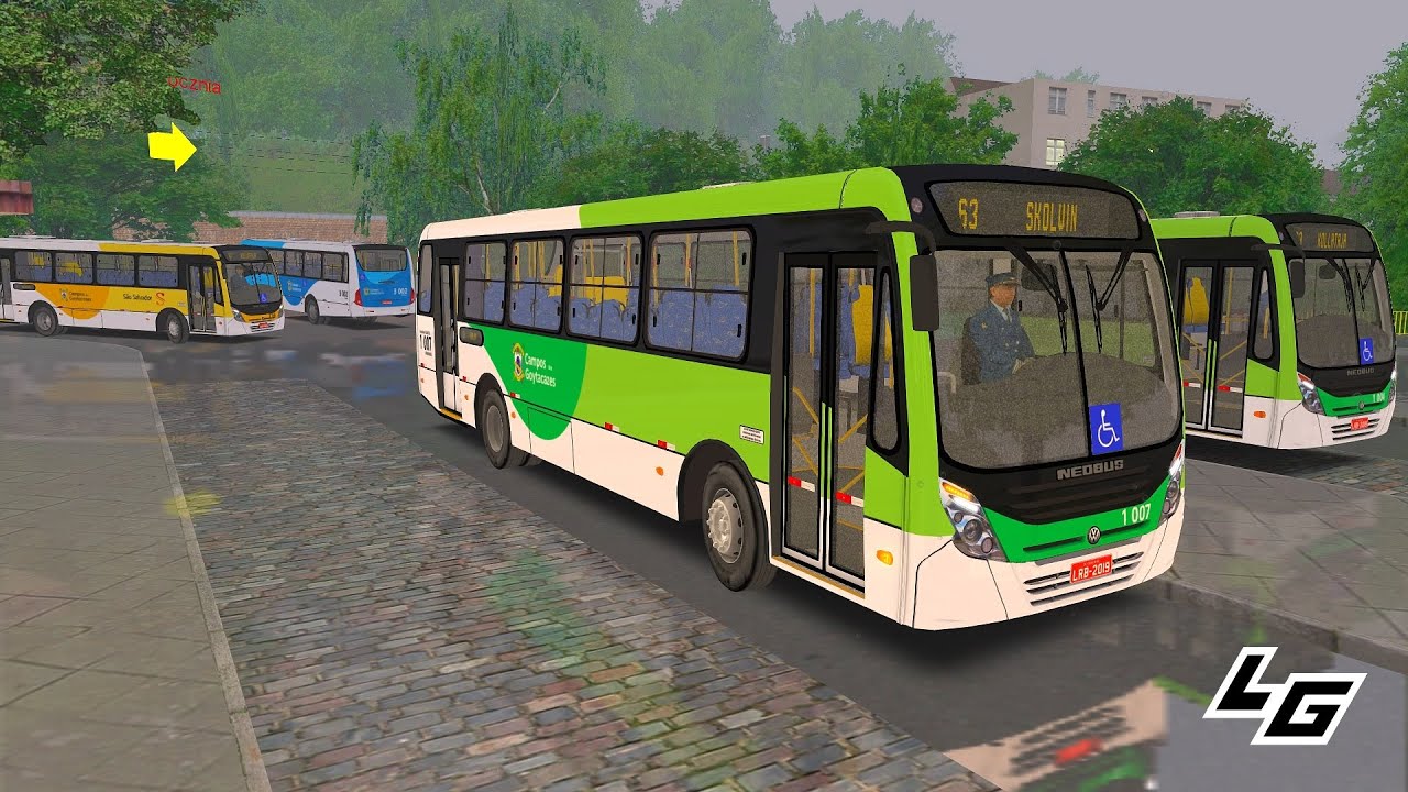 🔴[OMSI 2] Neobus Mega Plus VW 15.190 OD Euro V +G27 | padrão Campos RJ - Mapa Projekt Szczecin