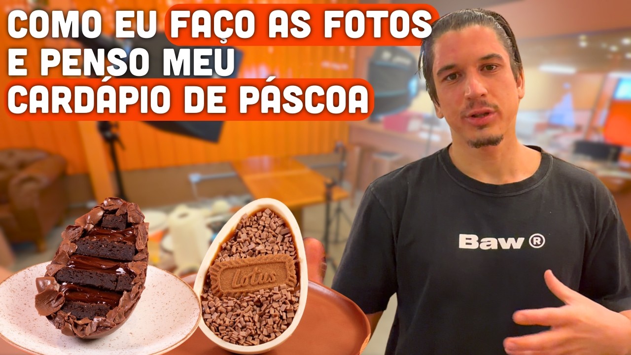 VLOG TIRANDO AS FOTOS DE PÁSCOA E EXPLICANDO MEU CARDÁPIO