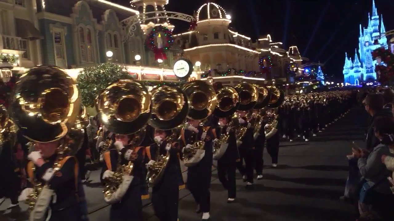 Notre Dame Marching Band at Magic Kingdom