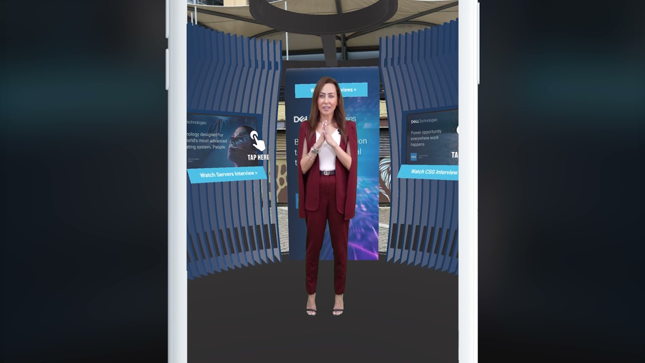 Dell Technologies Virtual Stand & Hologram Experience