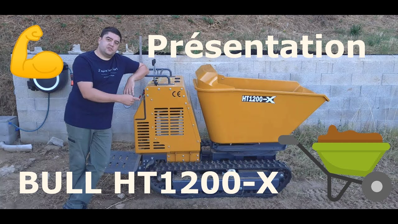 BULL HT1200-X : Pr&eacute;sentation du mini dumper !