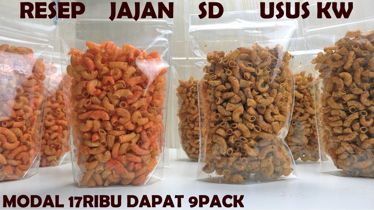 MODAL 17RIBU BISA BUAT JAJAJAN USUS KW KRIUK ANTI KERAS ANTI BANTET - RESEP LENGKAP