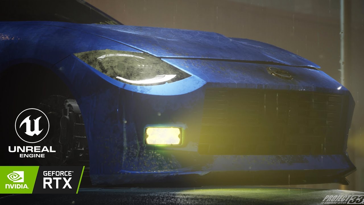 Wangan Midnight - Junkyard 22' Nissan Z // Unreal Engine 4 (RTX)