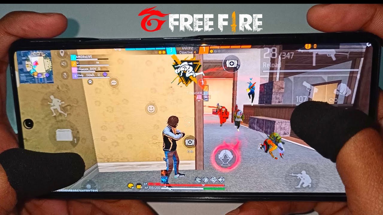 free fire gameplay 2 finger handcam 🎀 infinix gt 20 pro