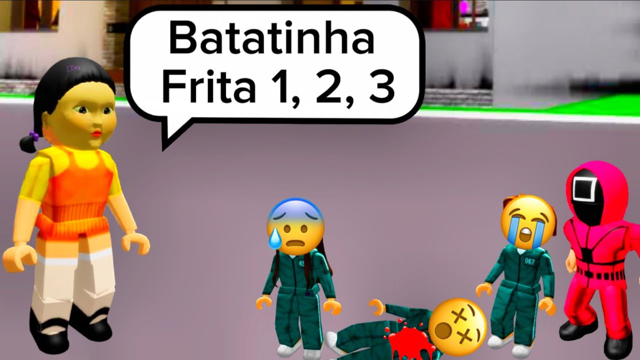A menina que foi sequestrada e levada para o Round 6 se deu mal - História Roblox