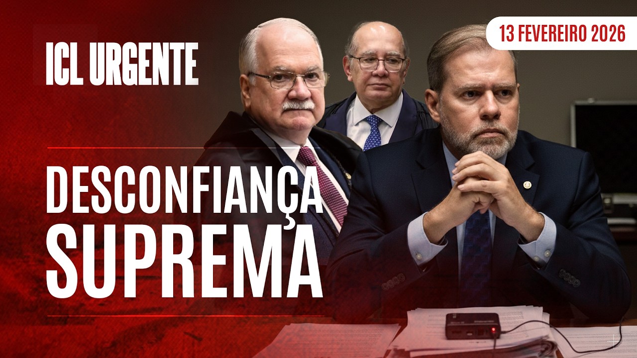ICL URGENTE  - 13/02/26 - REUNIÃO NO STF QUE AFASTOU TOFFOLI DO CASO MASTER PODE TER SIDO GRAVADA