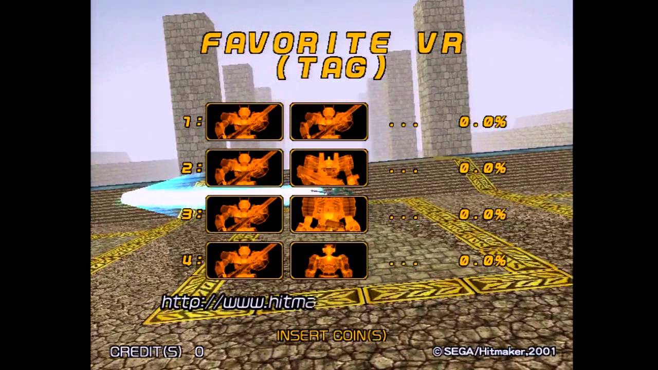 Sega Hikaru Virtual On: Force Opening + Demo + How to Play (Real Hardware, 720p Capture)