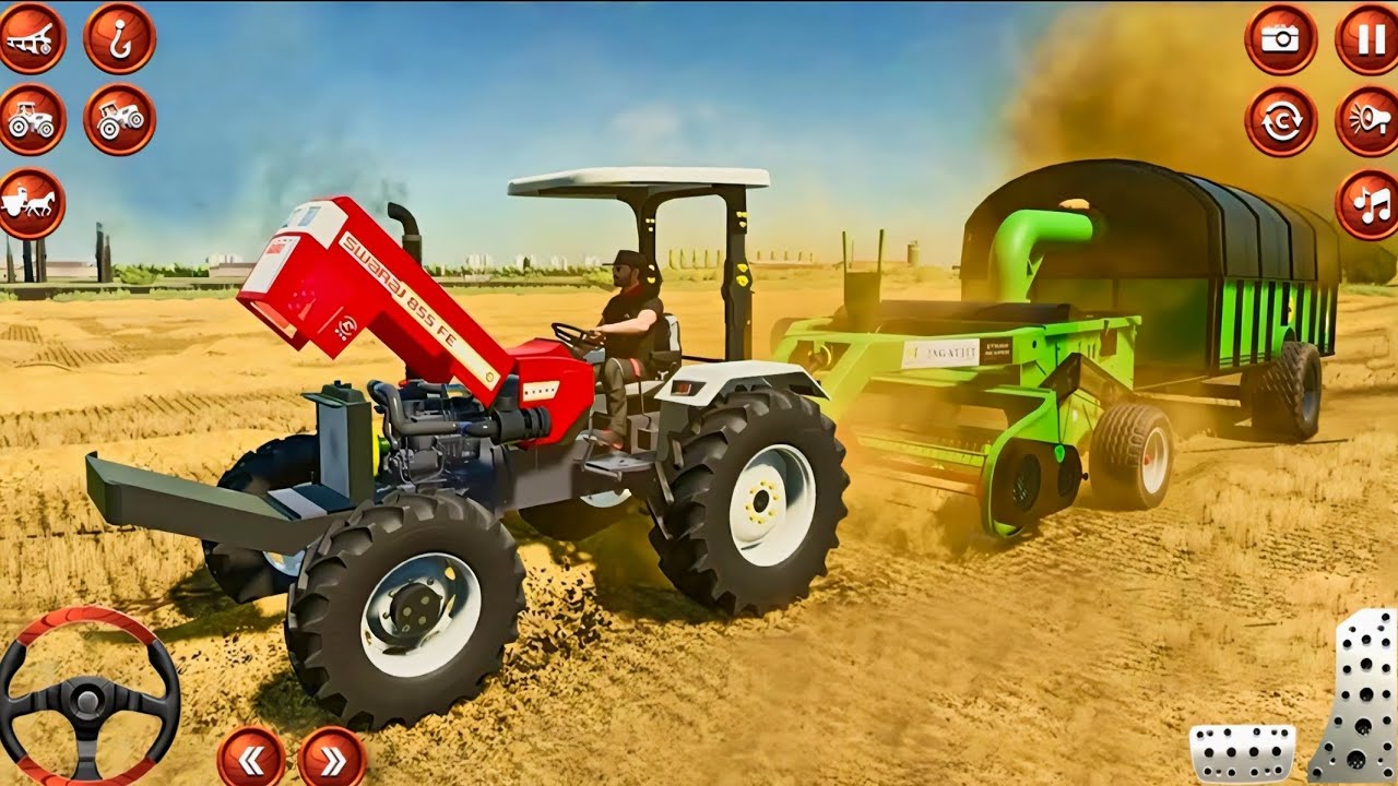 🚜 Tractor Farming Simulator – Best Farming Experience 🌾 #games #tractorvideo 