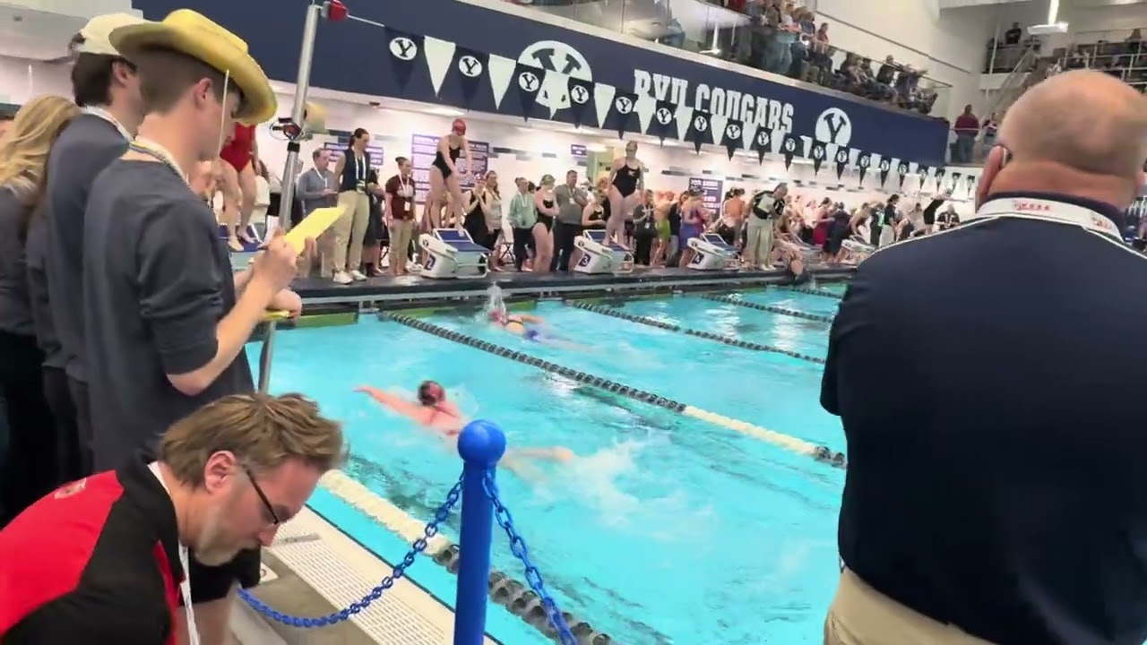 Northridge Girls swim 400 free relay at State!