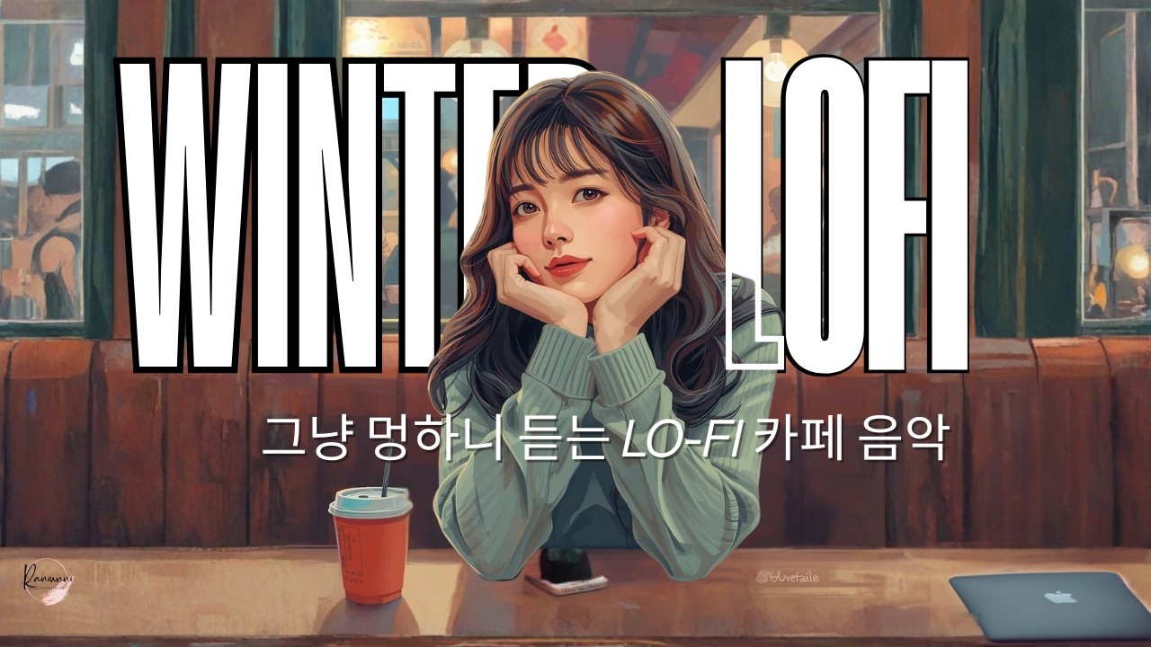 [PlayList] ☕️ 창가에 앉아 멍때리며 듣는 Lo-fi  카페 음악(겨울감성) | / winter Lo-Fi cafe Music Playlist