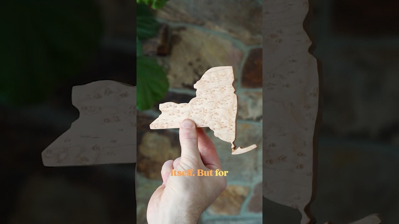 Which State Won a Maple Syrup Taste Test? | Making New York out of Maple #shorts #trees #wood