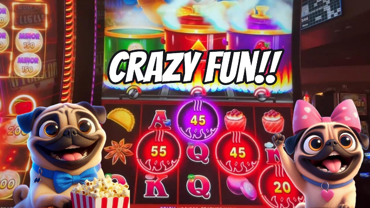 We Got the BEST TWO Pots Together! Super Hot Flaming Pots Mr Lee Slot Machine | Gambling Pugs