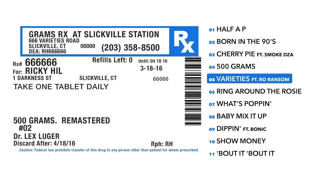 Ricky Hil & Lex Luger - Varieties (Audio) ft. Ro Ransom