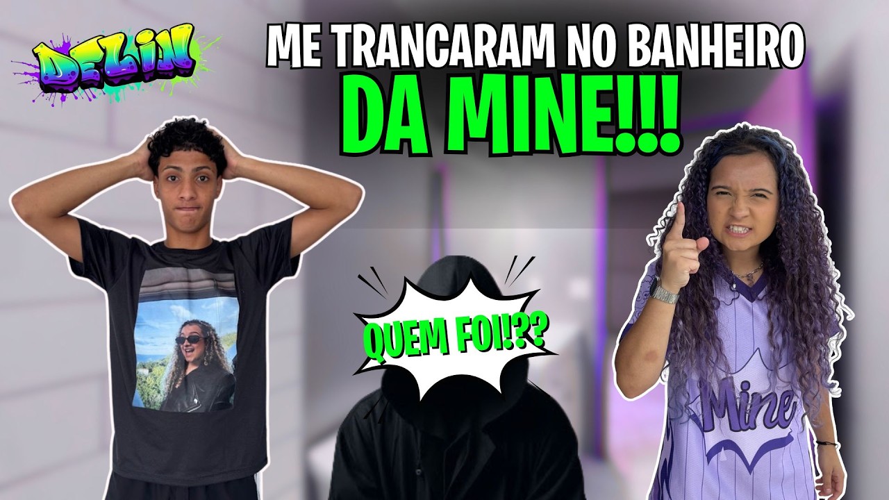 ME TRANCARAM NO BANHEIRO DA MINE!!! eu estava sozinho*