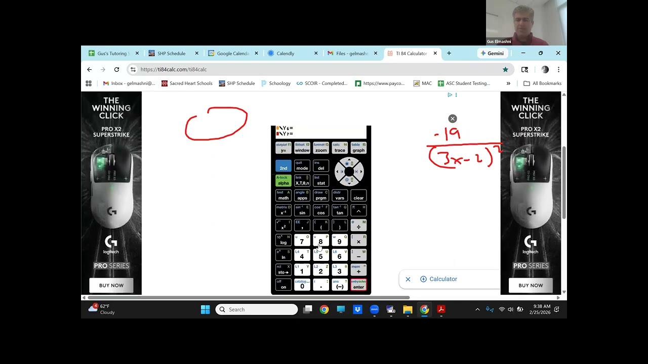 Precalculus BC Honors Unit 2   Lesson 7 Spring 2026