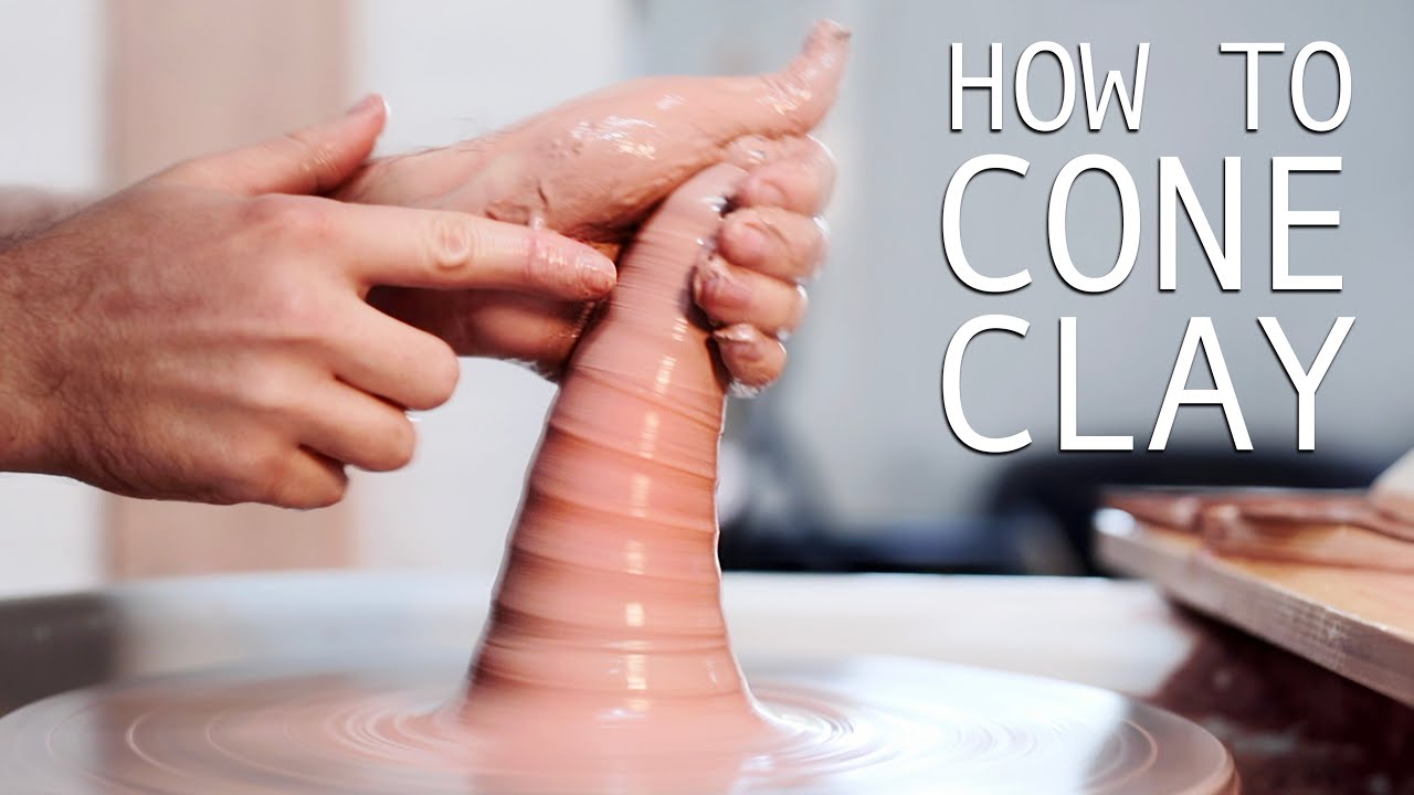 How to Cone Clay on the Potter's Wheel &mdash; A Beginner's Guide