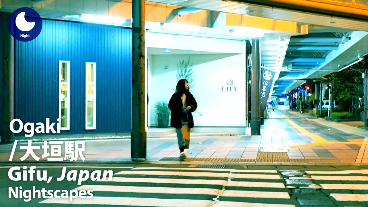 ⁴ᴷ Gifu: Ogaki Station (岐阜県: 大垣駅) - Japan Walking Tour (December, 2024)