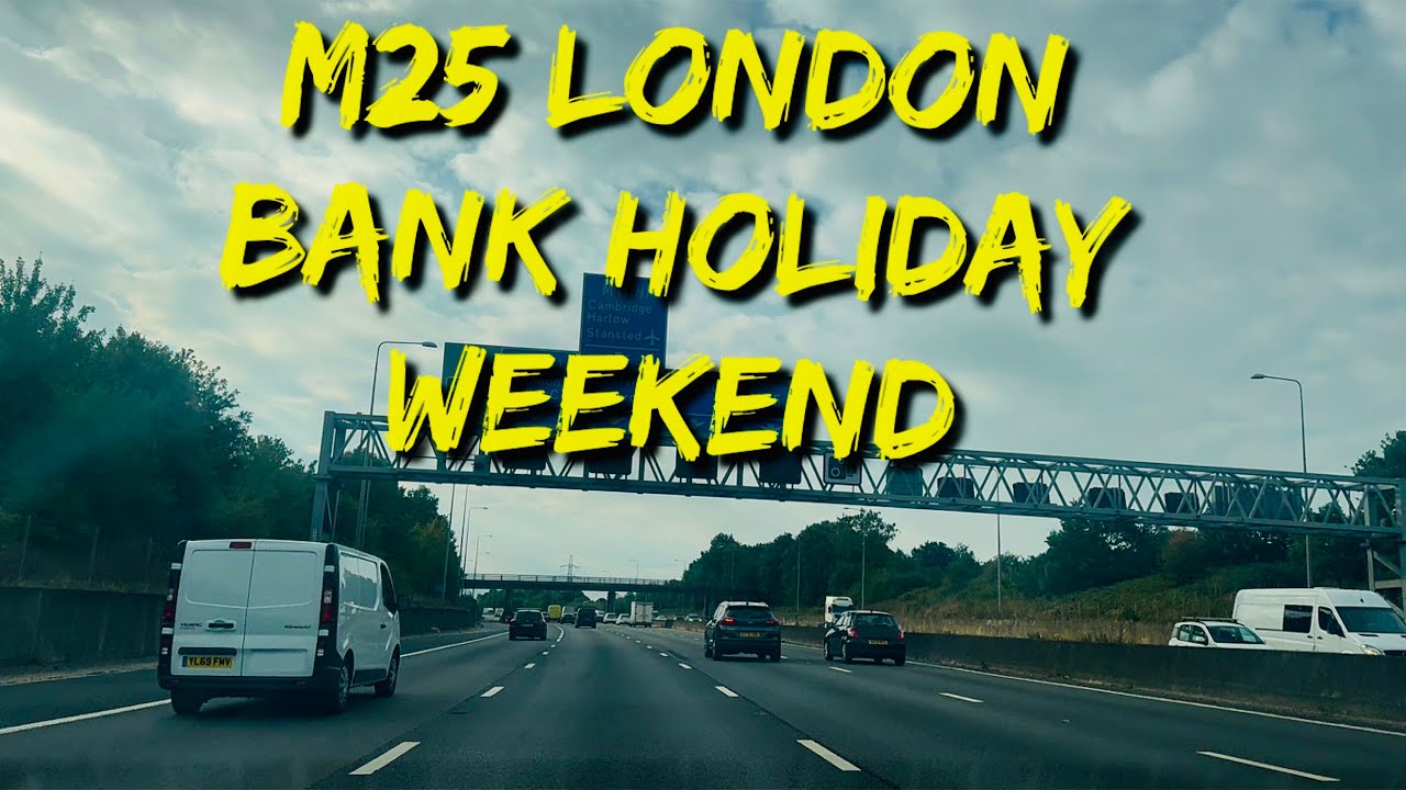 M25 London Busy Bank Holiday Weekend 23 August 2025