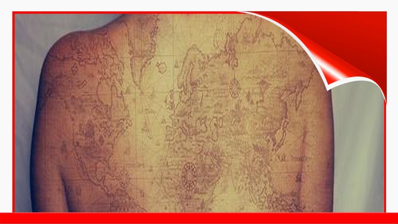 The Coolest World Map Tattoos Ever !