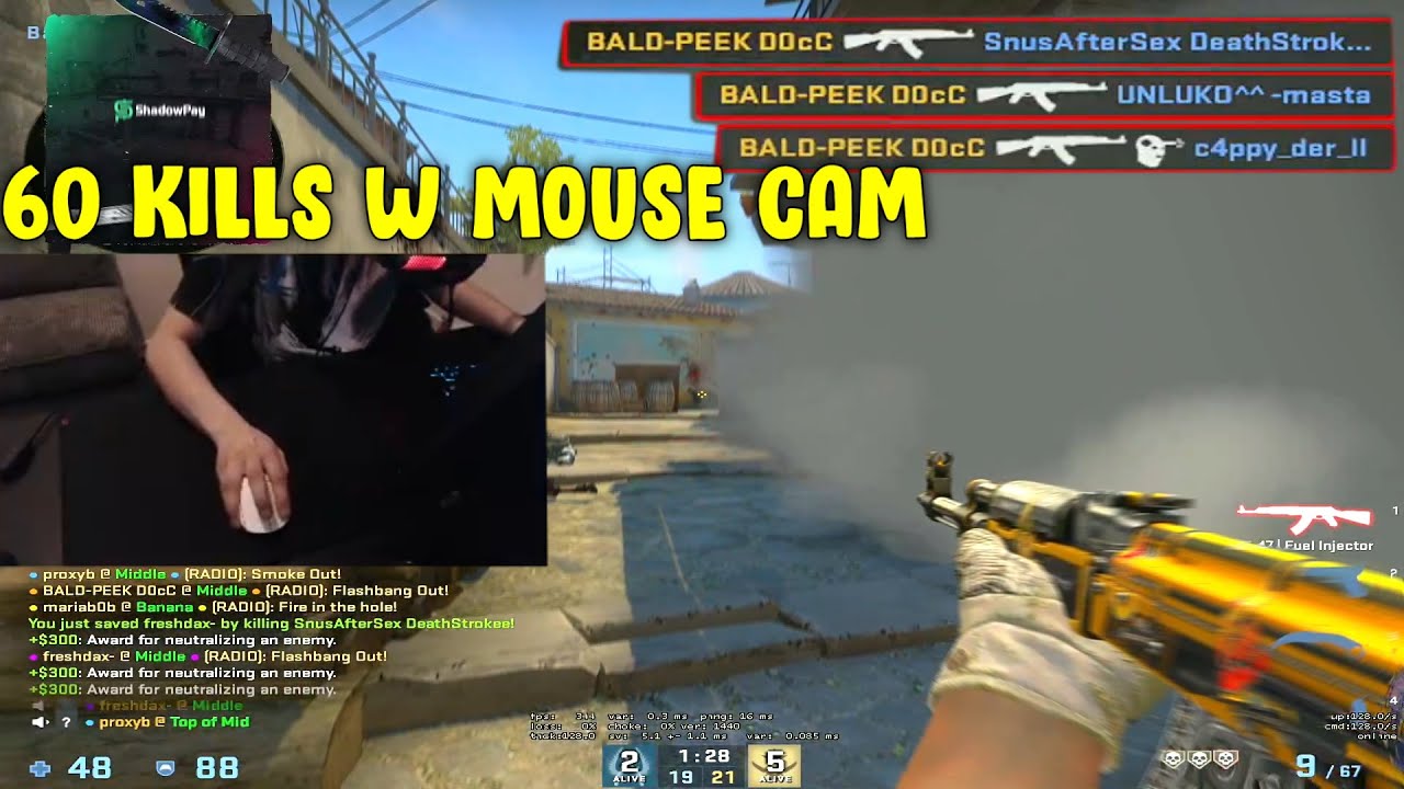 HOW I GOT 60 KILLS WITH S1MPLE'S MOUSE
