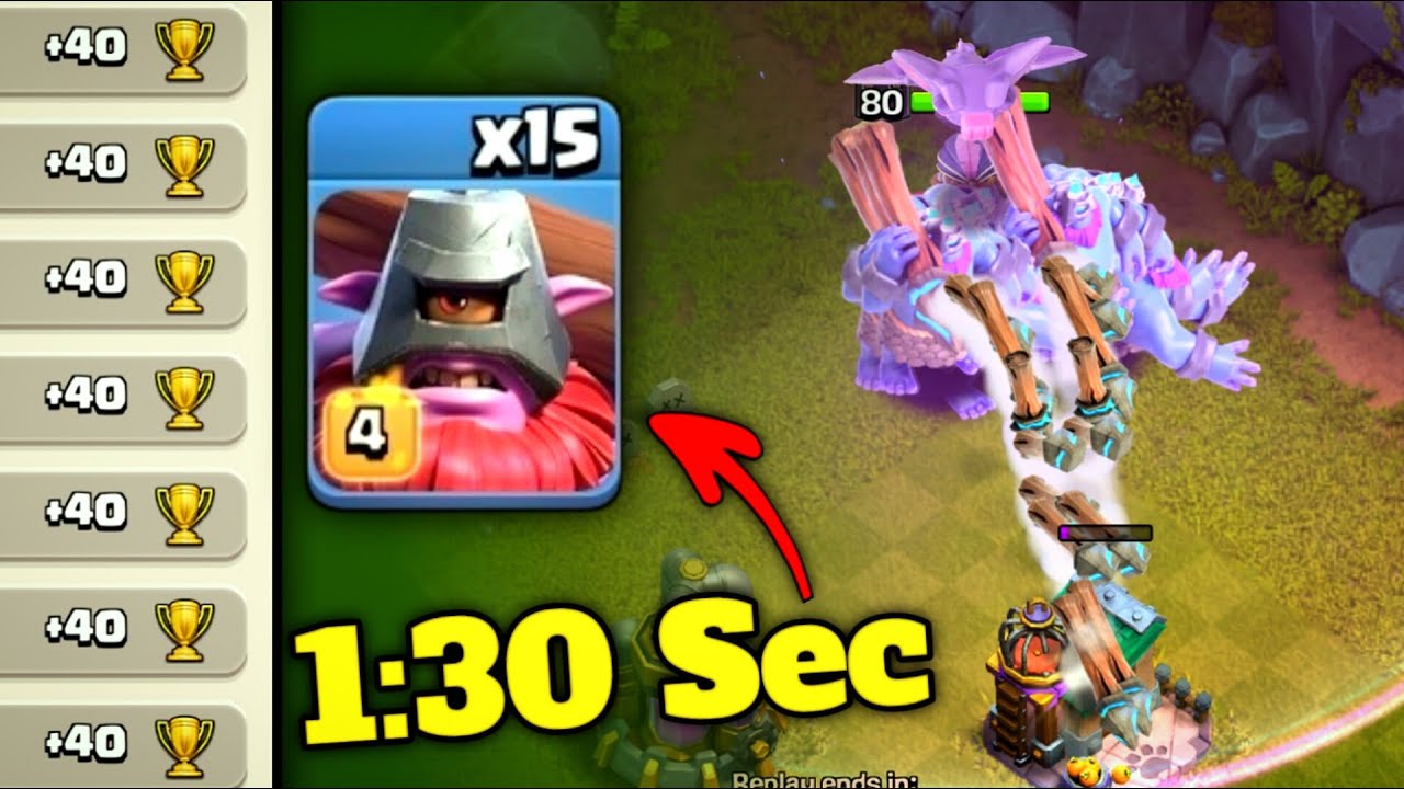 Is This the MOST BROKEN META in Legend League | x15 THROWERS + x12 Totem Spell attack Strategy