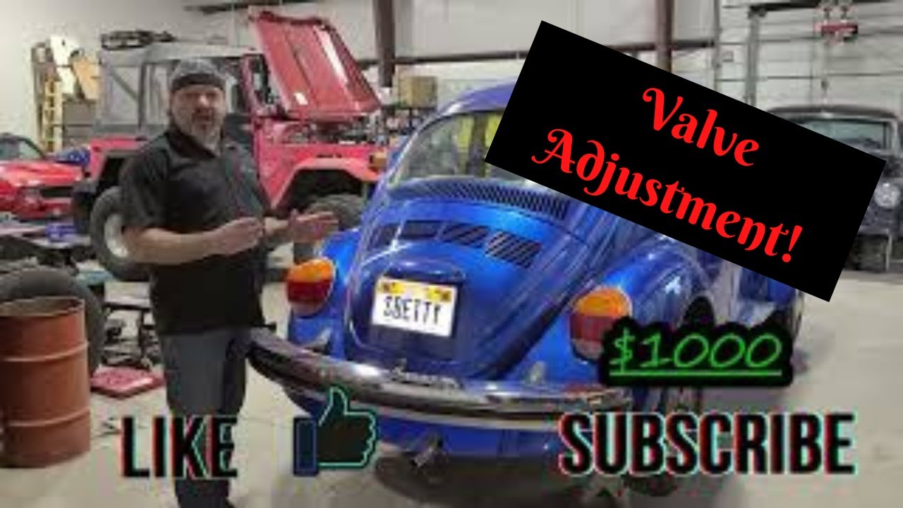 1974 V W  Beetle Maintenace Part 2 Valve Adjustment