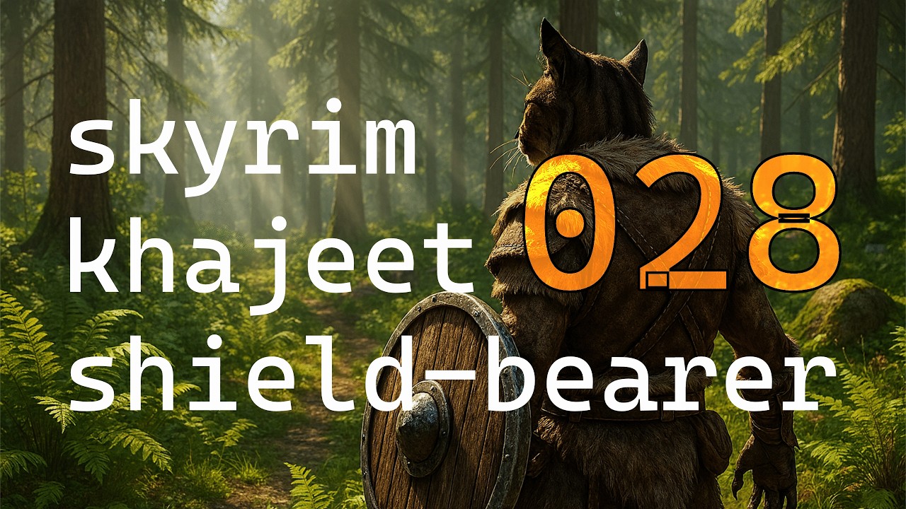 here's your shiny claw back | Khajit Shield-bearer 028