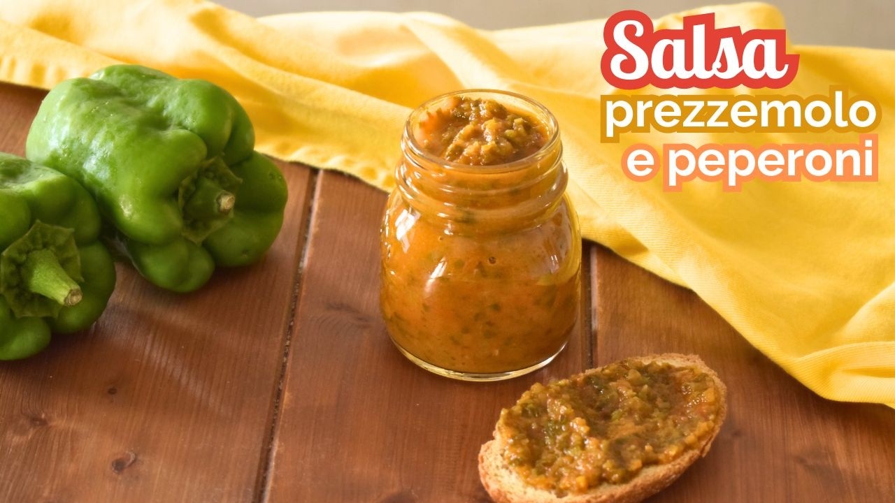 Salsa di prezzemolo - ricetta salsa al prezzemolo con peperoni - ricetta di famiglia