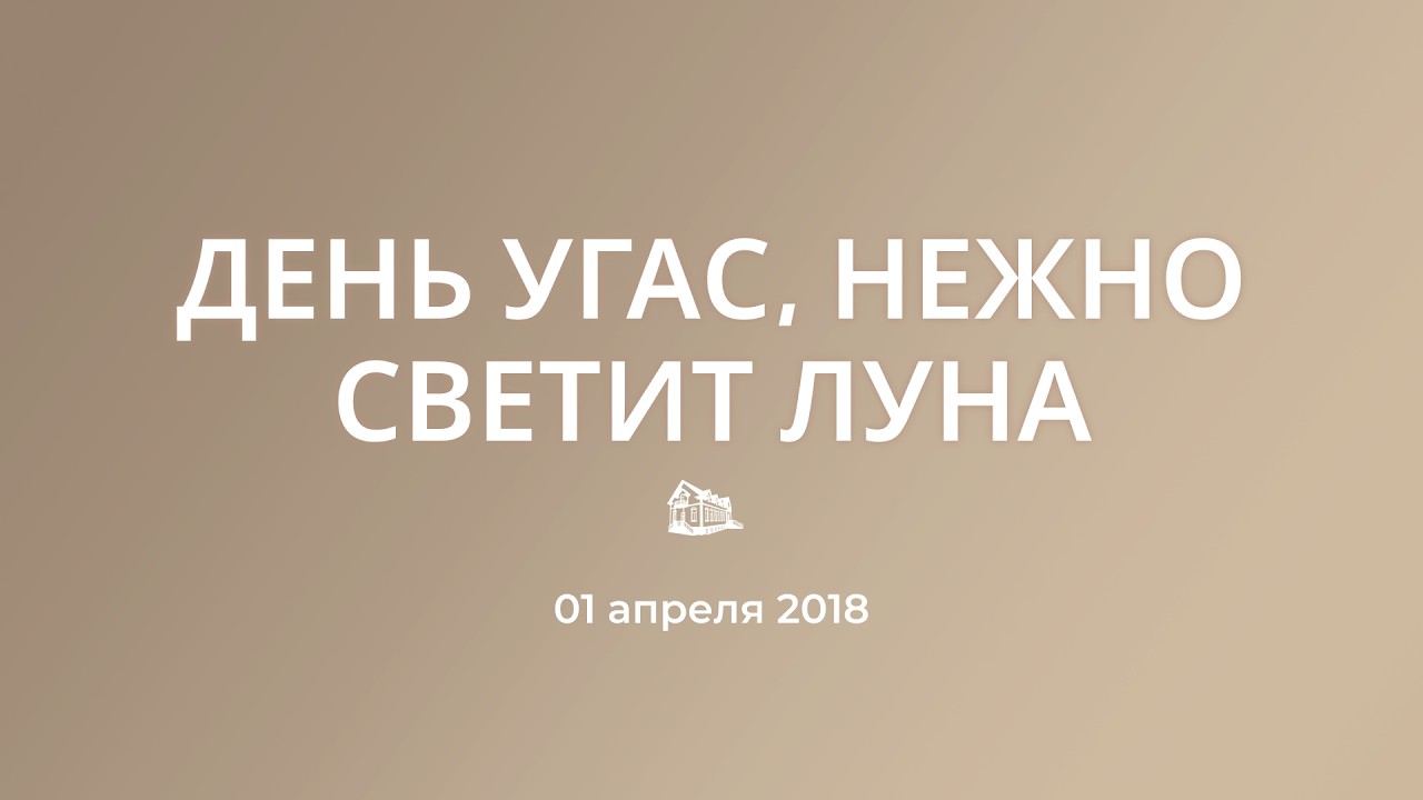01.04.2018 День угас, нежно светит луна (Мужской хор) srm