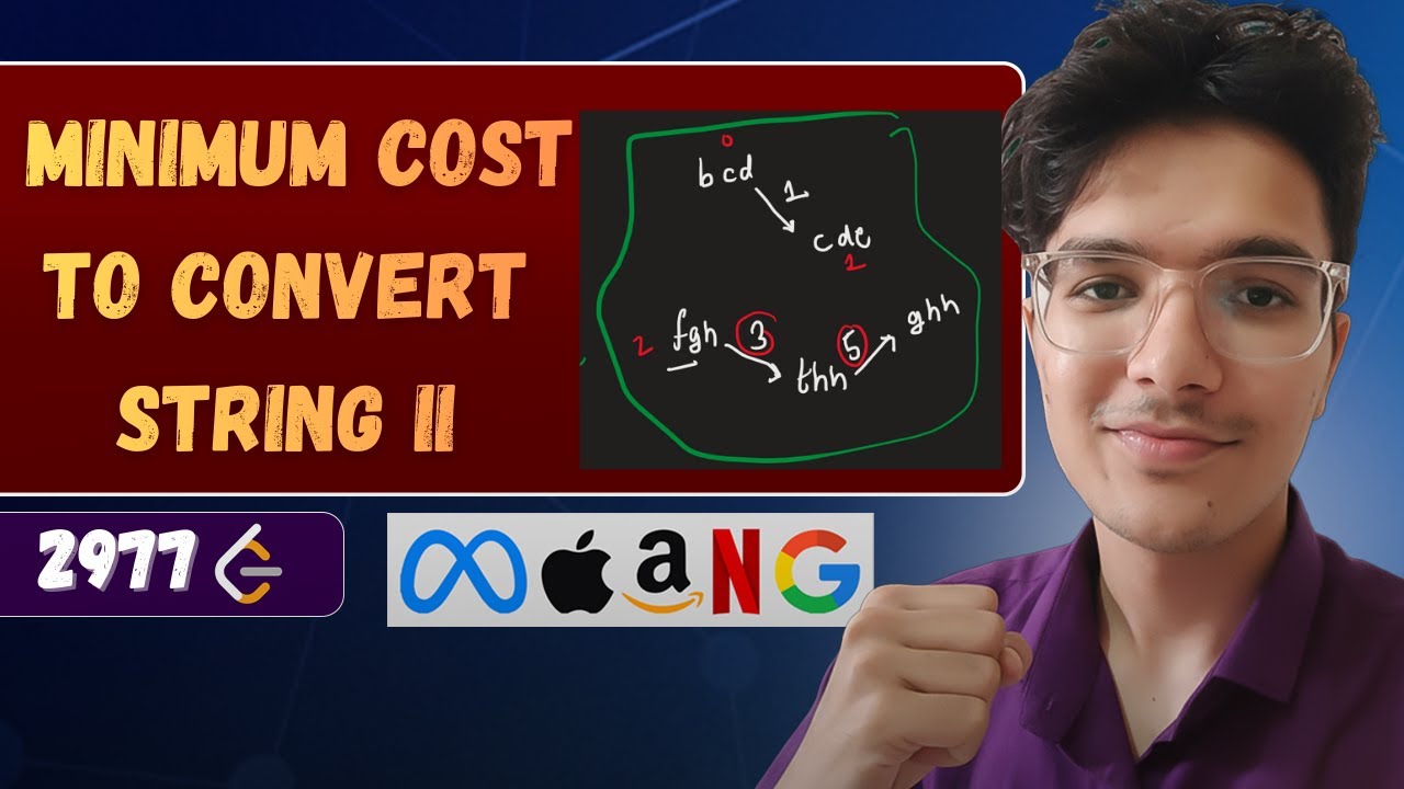 Minimum Cost to Convert String II | LeetCode 2977 |  DP on Substrings | No Trie Needed