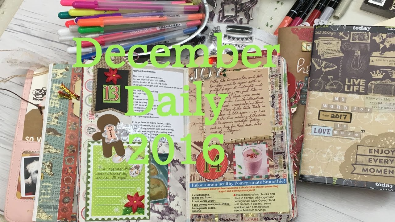 December Daily 2016 Flip Through