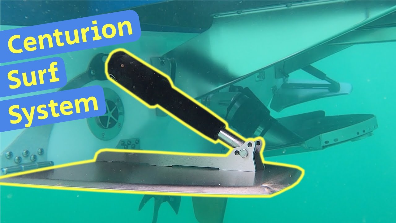 Как QuickSurf создает ОГРОМНЫЕ волны; система вейксерфинга Centurion Boats
