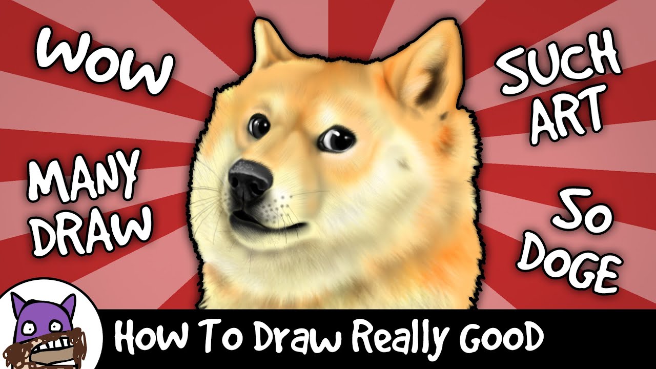 ✐ How To Draw Really Good - Doge ✐
