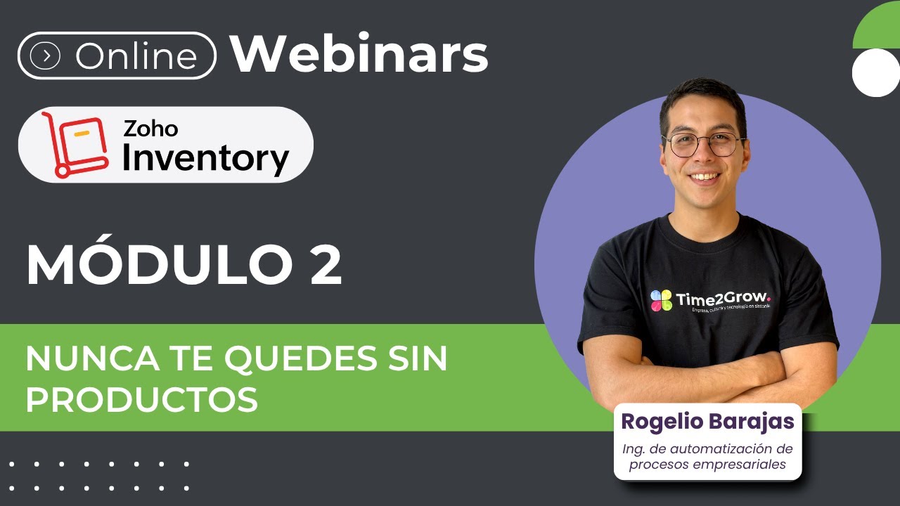 Zoho Inventory Módulo 2 - Nunca te quedes sin productos