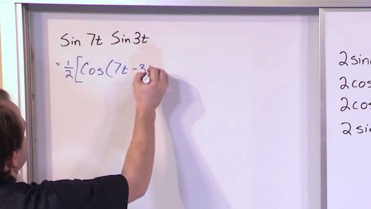 Product To Sum Identities - Trigonometry Tutor