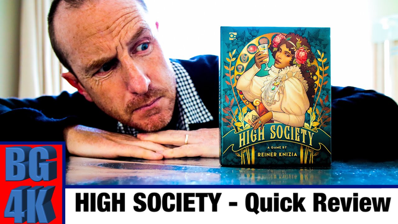 High Society Card Game - Quick Review
