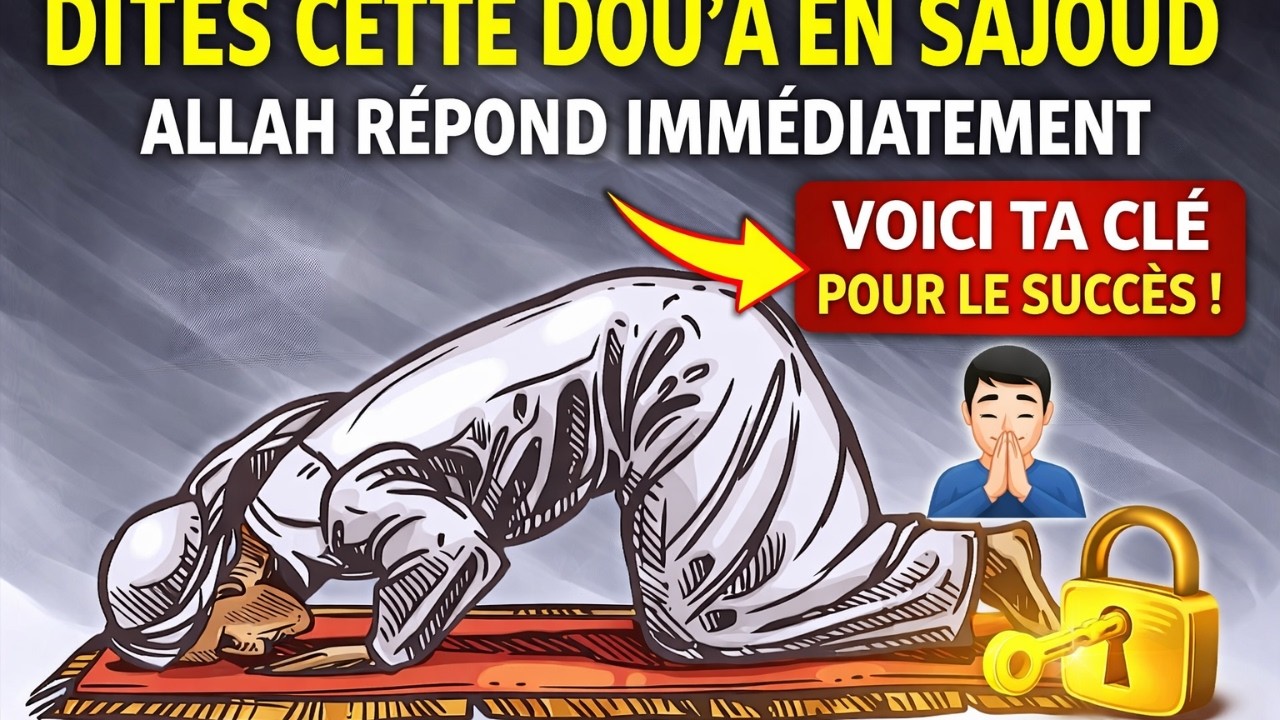 Dis cette Doua en Soujoud : Allah te répond rapidement (à ne pas rater) #rappelIslam #islamfrançais