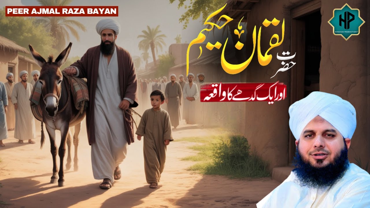 Hakeem Luqman Aur Ek Gadhe Ka Waqia | Inspiring Story | Peer Ajmal Raza Qadri