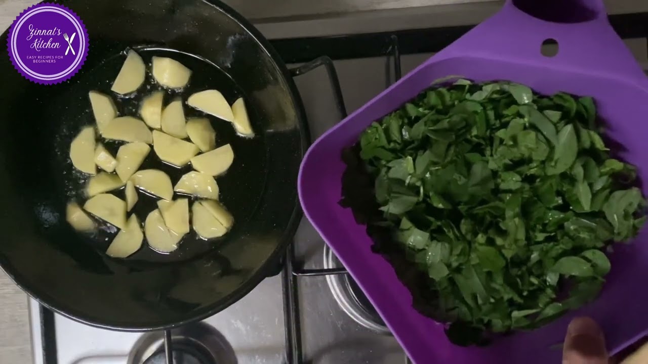 Aloo methi/Fenugreek leaves & potato 🇬🇧🇲🇺❤️