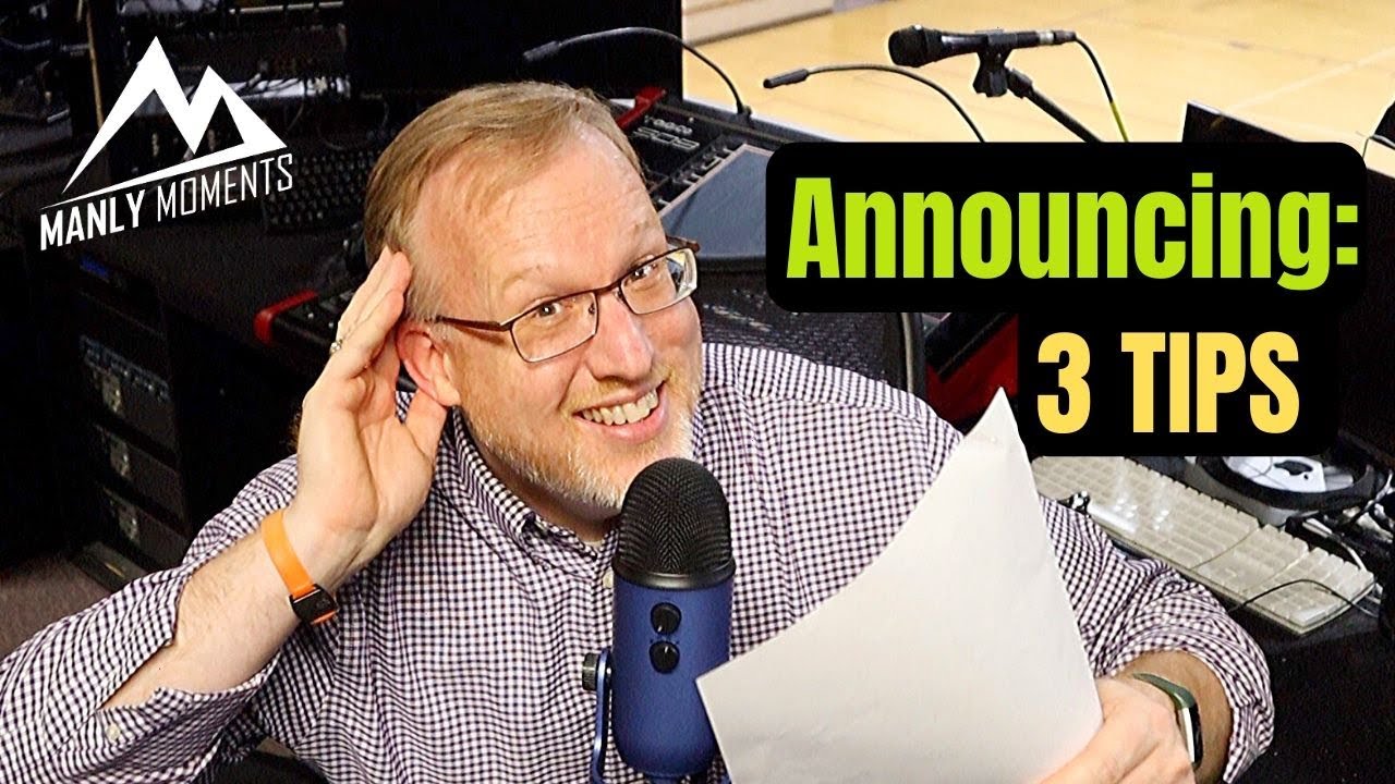 The Best 3 Tips for ANNOUNCING that will ROCK Your Audience!