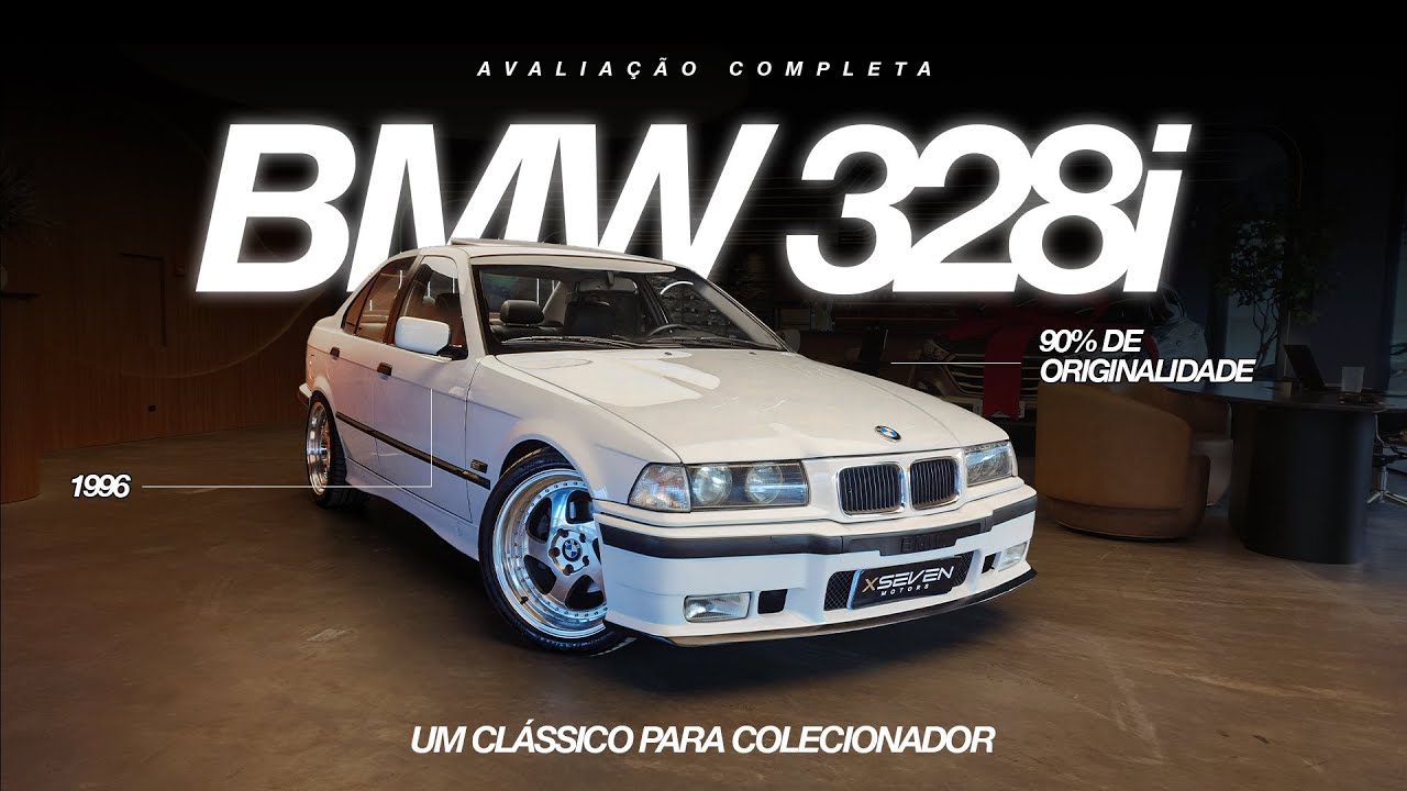 BMW 328i 1996 E36 Serie 3 | Um Clássico Sedan Esportivo de Luxo com 6 Cilindros e 193 CV 🚘🔥🚀