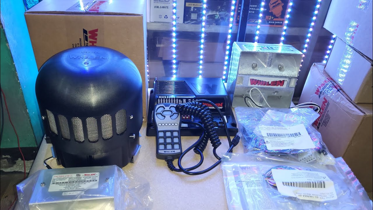 cara instalasi whelen hhs3200 dan whelen howler low freq (basic)