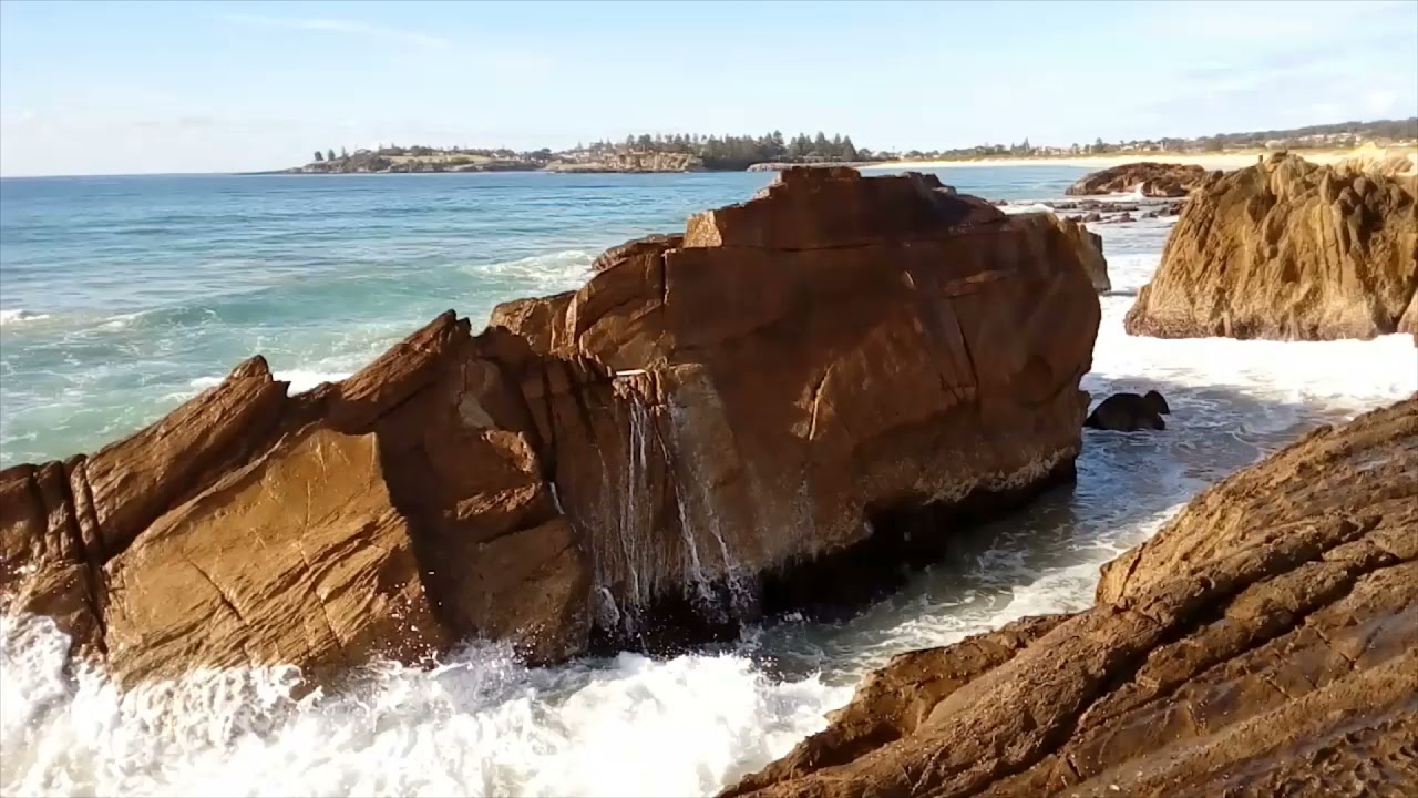 Waves on Merimbula Beach, Australia