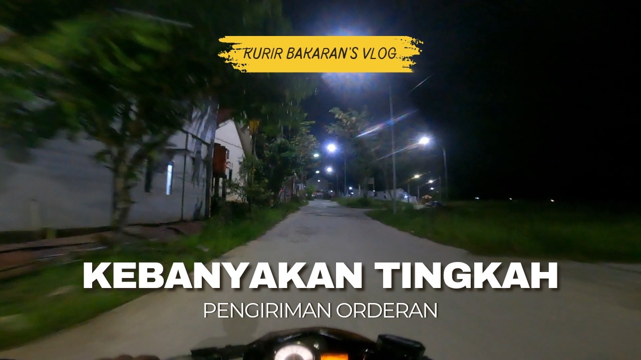 Kurir Yang Paling Banyak Tingkah | Pengantaran Orderan | Motovlog Balikpapan