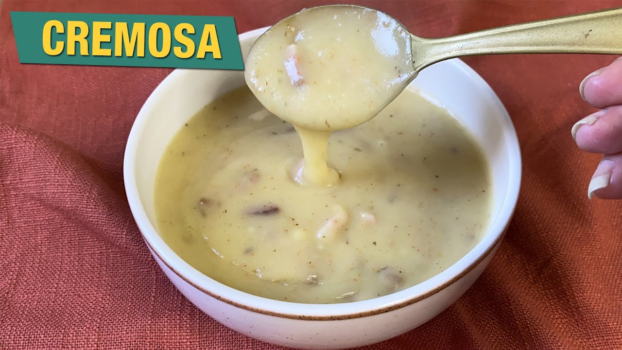 Sopa de Batata Simples | 3 Ingredientes