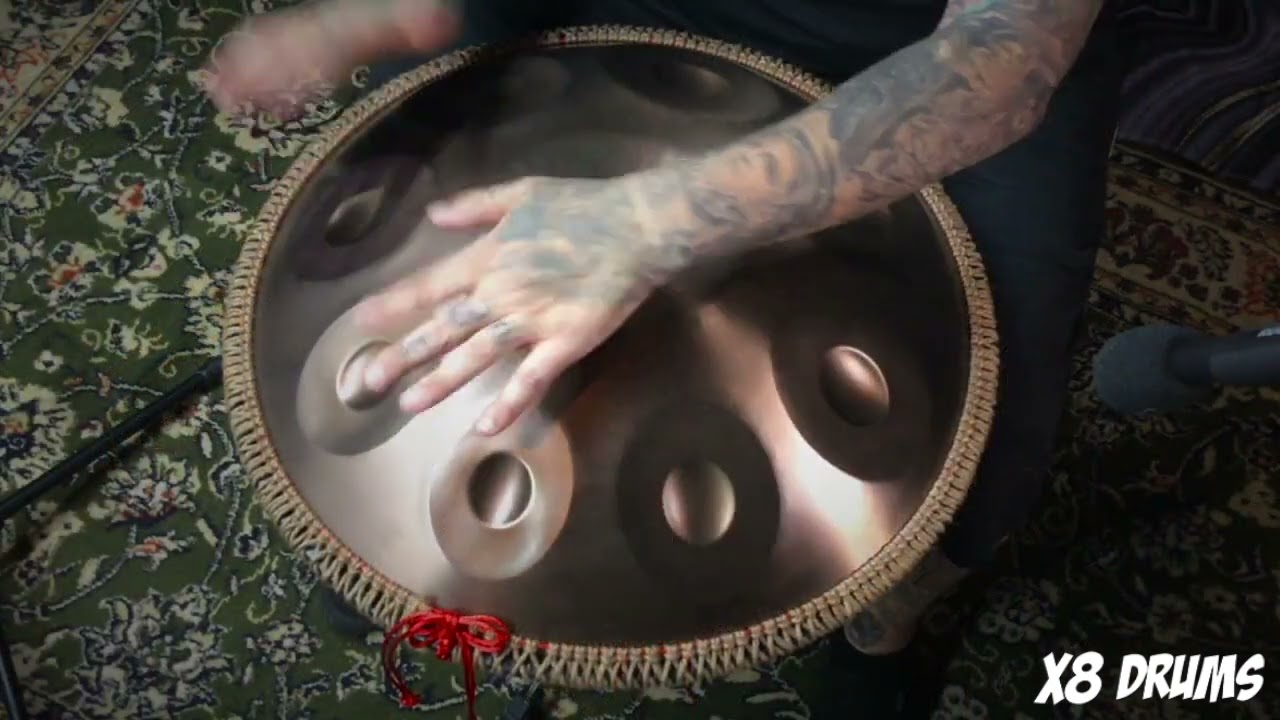 X8 Drums Genesis Series Stainless Steel Handpan - Sound Demo 2