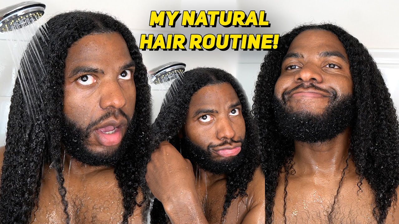 HERE'S MY NATURAL HAIR ROUTINE! (when I'm in a rush, chile)